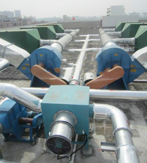 天津某印務有機廢氣處理工程